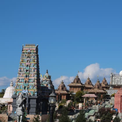 The Shiva statue and temple complex of Char Dham at Namchi